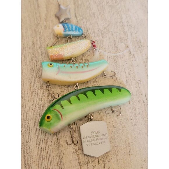 Hallmark 2008 Merry Fish-mas ornament Xmas decor bass - Picture 6 of 7